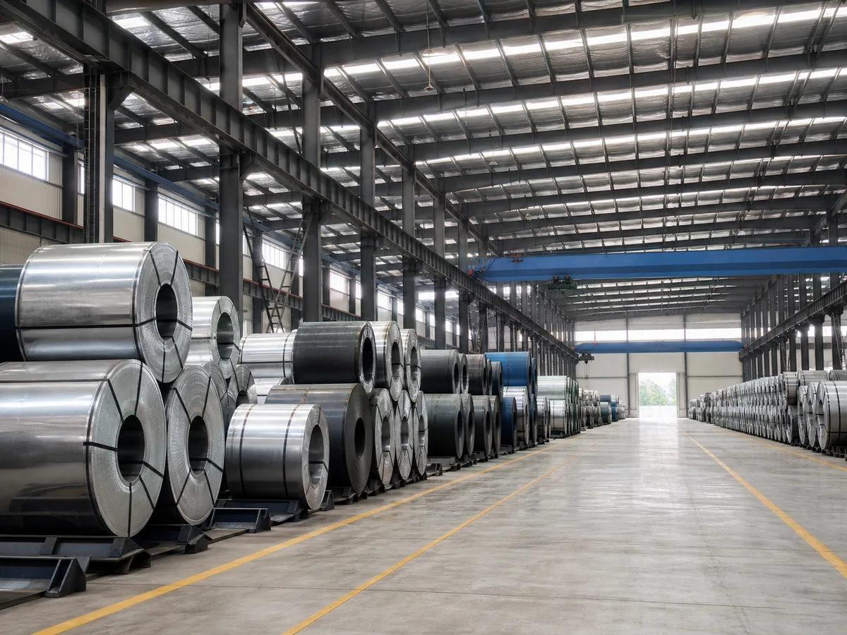 Steel coil warehouse